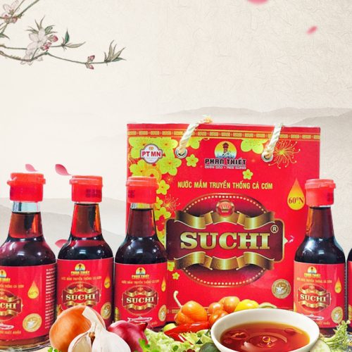 Nước Mắm Cá Cơm SUCHI 60 Độ Đạm